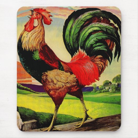 Tapis De Souris Rocky the Handsome Rooster (Devant)