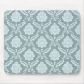 Tapis De Souris Rococo Damask Rpt Pattern Duck Egg Blue+Teal (Devant)