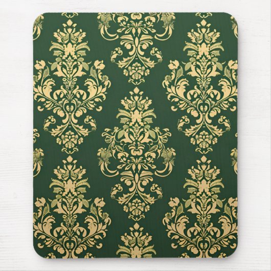 Tapis De Souris Rococo Vert classique (Devant)