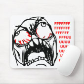 Tapis De Souris rofl superbe de meme de visage de rage (Avec souris)
