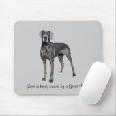Tapis De Souris Roi de great dane des chiens Mousepad (Avec souris)