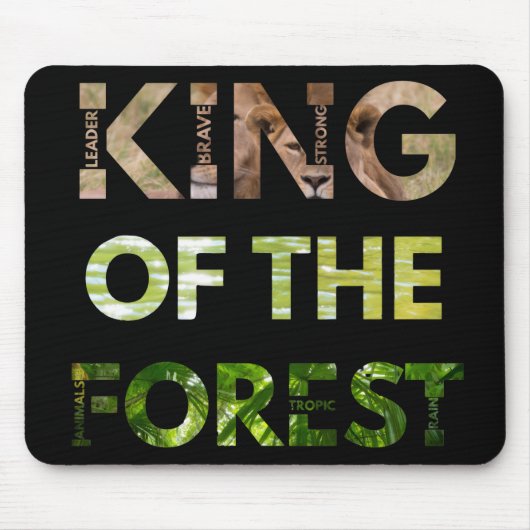 Tapis De Souris Roi de la Forêt (Devant)