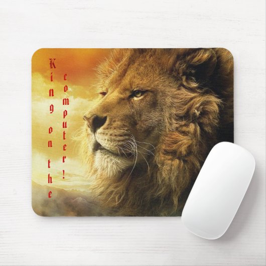 Tapis De Souris Roi de l'ordinateur ! (Avec souris)