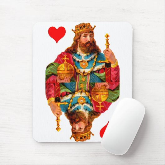 Tapis De Souris Roi des Coeurs (Avec souris)