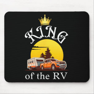 Tapis De Souris Roi des vacances de plein air en camping-car Rando