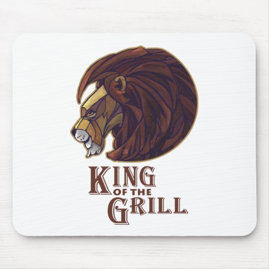 Tapis De Souris Roi du Grill (Devant)