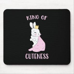 Tapis De Souris Roi Lapin De Mignité