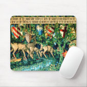 Tapis De Souris Roi médiéval Arthur William Morris (Avec souris)