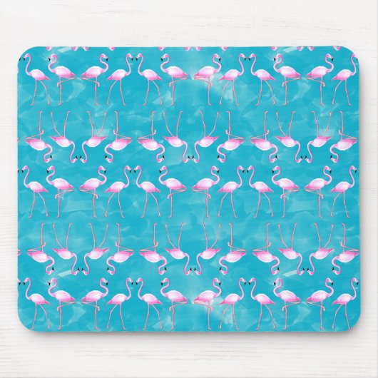 Tapis De Souris Rok Flamingos Summer Beach (Devant)