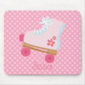 Tapis De Souris Rollerskate rose Mousepad (Devant)