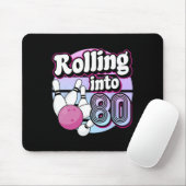 Tapis De Souris Rolling In 80 Bowling 80e anniversaire (Avec souris)