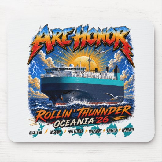 Tapis de souris Rolling Thunder Tour (Devant)