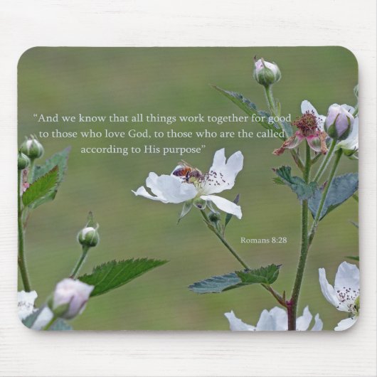 Tapis De Souris Romains 8:28 (Devant)