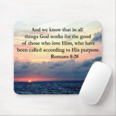 TAPIS DE SOURIS ROMAINS 8:28 FOI (Avec souris)