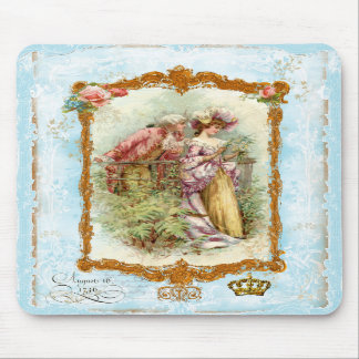 Tapis De Souris Romance à l'Air Marie Antoinette Mousepad
