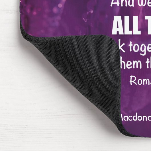 Tapis De Souris Romans 8:28 ALL THINGS WORK TOGETHER (Coin)