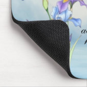 Tapis De Souris Romans 8:28 Iris Aquarelle (Coin)