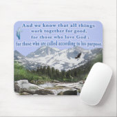 Tapis De Souris Romans 8:28 Mouse pad (Avec souris)