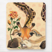 Tapis De Souris Romantique Giraffe Souris Pad Gentleman Jouer (Devant)