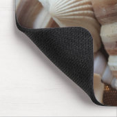 Tapis De Souris Romantique Tropical Exotic Sea Shells Plage Amour (Coin)