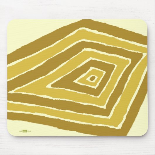 Tapis De Souris Romboidal Amarillo. Mousepad (Devant)