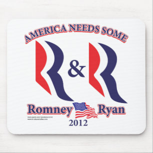 Tapis De Souris Romney et Ryan