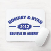 Tapis De Souris Romney et Ryan Believe (Avec souris)
