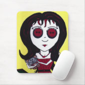 TAPIS DE SOURIS RONAMO ROUGE (Avec souris)