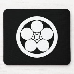 Tapis De Souris Rond avec plat de prune