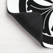 Tapis De Souris rond avec trois ginkgos et épées (Coin)