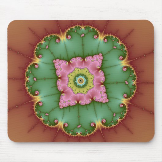 Tapis De Souris Rond - Fractal Mousepad (Devant)
