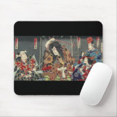 Tapis De Souris ronin knight japonais ukiyo-e samurai guerrier (Avec souris)