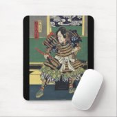 Tapis De Souris ronin knight japonais ukiyo-e samurai guerrier (Avec souris)