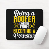 Tapis De Souris Roofer Funny Roofing Tee For Coworker Novelty (Avec souris)