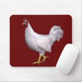 Tapis De Souris Rooster blanc (Avec souris)