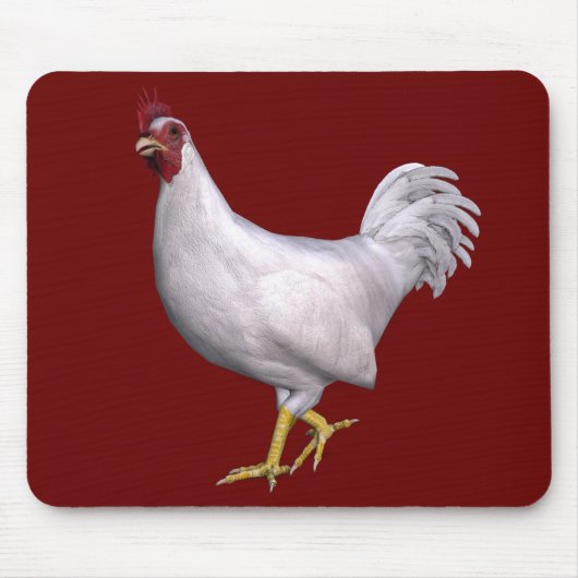Tapis De Souris Rooster blanc (Devant)