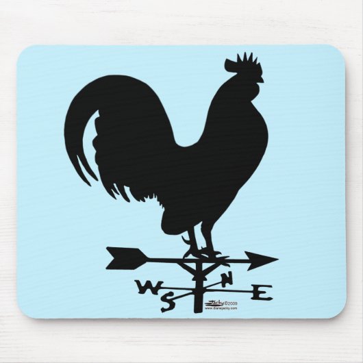 Tapis De Souris Rooster de Weathervane (Devant)