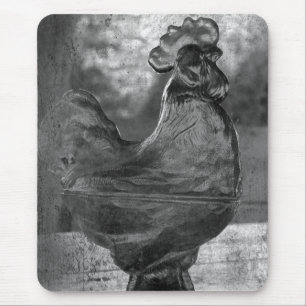 Tapis De Souris Rooster en verre
