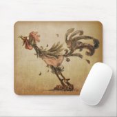 Tapis De Souris Rooster fou (Avec souris)