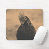 Tapis De Souris Rooster Portrait (Avec souris)