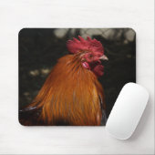 Tapis De Souris Rooster rouge (Avec souris)