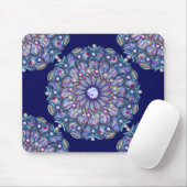 Tapis De Souris Rosace bleue (Avec souris)