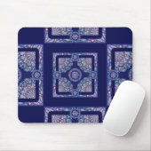Tapis De Souris Rosace bleue (Avec souris)