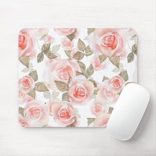 Tapis De Souris Rose (Avec souris)