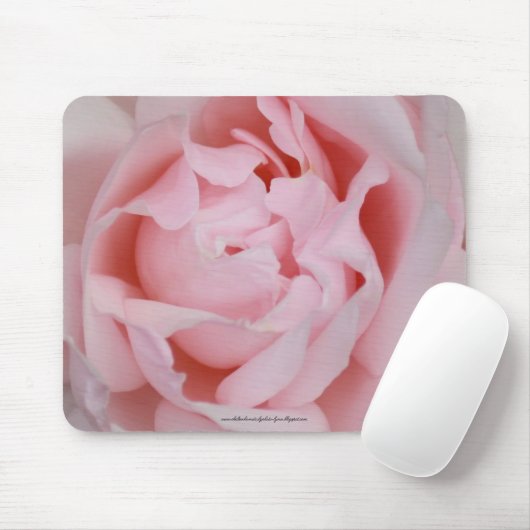 Tapis de souris rose (Avec souris)