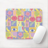 Tapis De Souris Rose (Avec souris)
