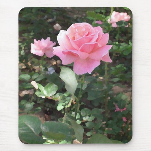 Tapis De Souris Rose 1 de rose (Devant)