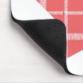 Tapis De Souris Rose 3 de plaid (Coin)