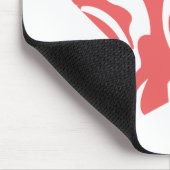 Tapis De Souris Rose 3 de zèbre (Coin)