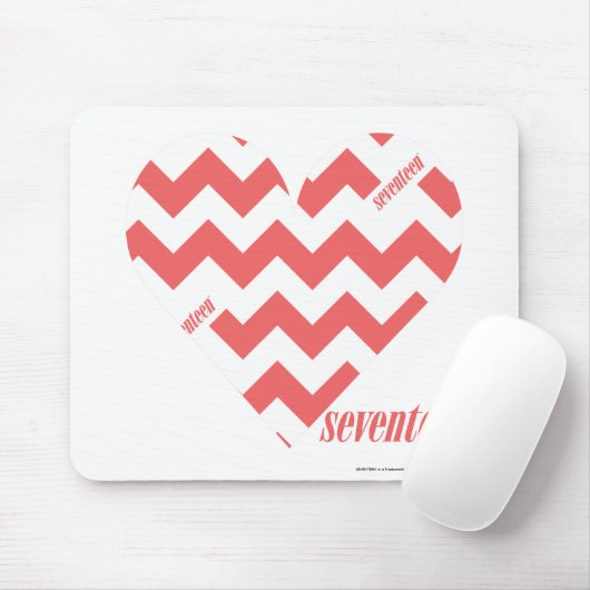 Tapis De Souris Rose 3 de zigzag (Avec souris)